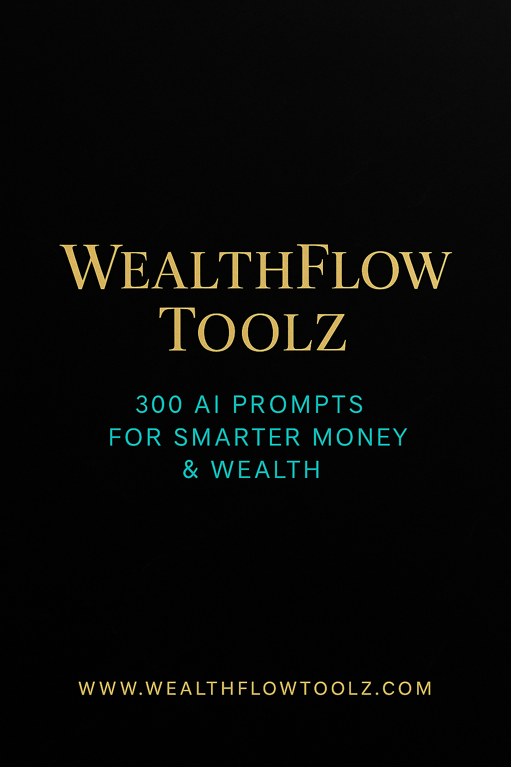 WealthFlow Toolz: 300 AI Prompts for Smarter Money & Wealth