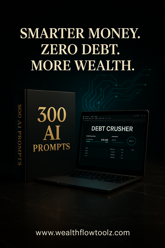 The WealthFlow Toolz System "300 AI Prompts + Debt Crusher Excel"
